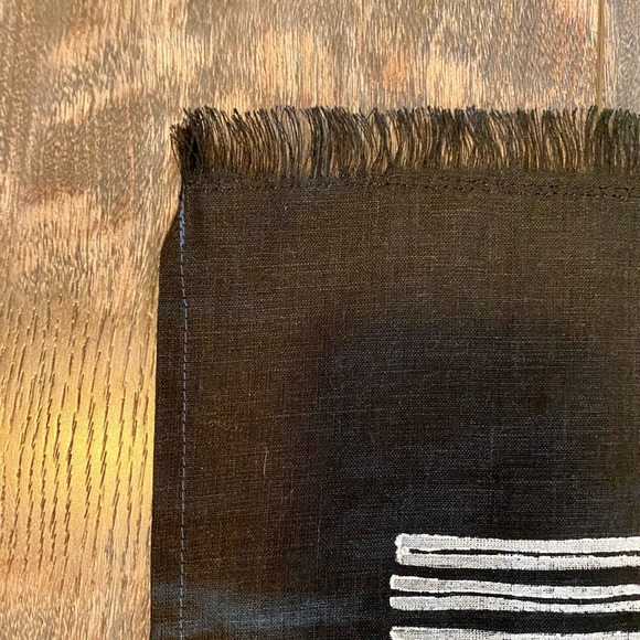 100% Linen silkscreened print wrap - Picture 5 of 5